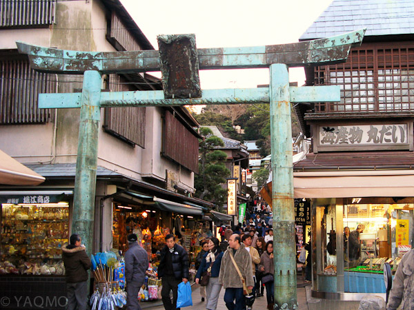 bronze torii gate